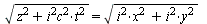 sqrt(`+`(`*`(`^`(z, 2)), `*`(`^`(i, 2), `*`(`^`(c, 2), `*`(`^`(t, 2)))))) = sqrt(`+`(`*`(`^`(i, 2), `*`(`^`(x, 2))), `*`(`^`(i, 2), `*`(`^`(y, 2)))))