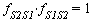 `*`(f[S2S1], `*`(f[S1S2])) = 1