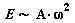 `∼`(E, `*`(A, `*`(`^`(omega, 2))))
